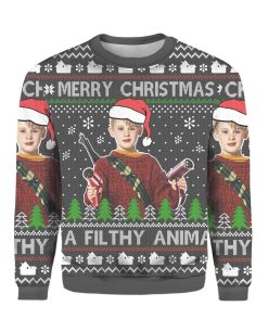 Merry Christmas Ya Filthy Animal Xmas 3D Sweater