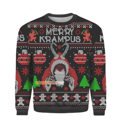 Merry Krampus Ugly Christmas Sweater