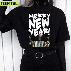 Merry New Year Beef Jerky Time Unisex T-Shirt