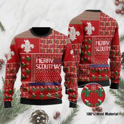 Merry Scoutmas Ugly For Scouts On National Ugly Day And Christmas 3D Sweater