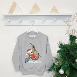 Merry Slothmas Sloth Christmas Sweatshirt