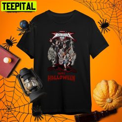 Metal Band Club Happy Halloween Retro Art Unisex T-Shirt