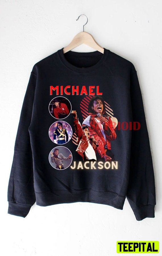 Michael Jackson Retro The Legend Illustration Unisex Sweatshirt