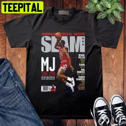 Michael Jordan Slam Cover Nba Basketball Chicago Bulls Unisex T-Shirt