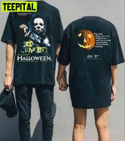 Michael Myers Halloween The Trick Is To Stay Alive Halloween Vintage Unisex T-Shirt