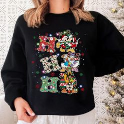 Mickey And Friends Ho Ho Christmas Lights Sweatshirt