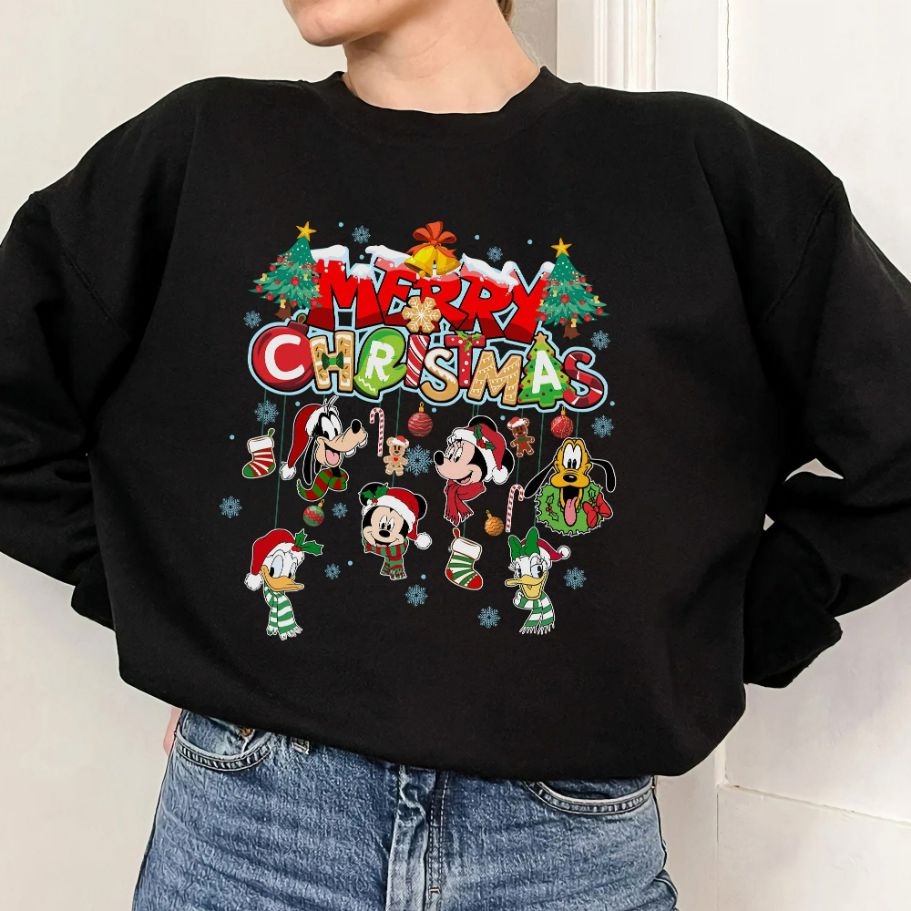 Mickey And Friends Merry Christmas Sweatshirt