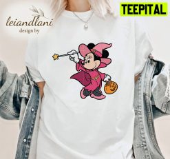 Mickey And Minnie Mouse Disney Characters Halloween Unisesx T-Shirt