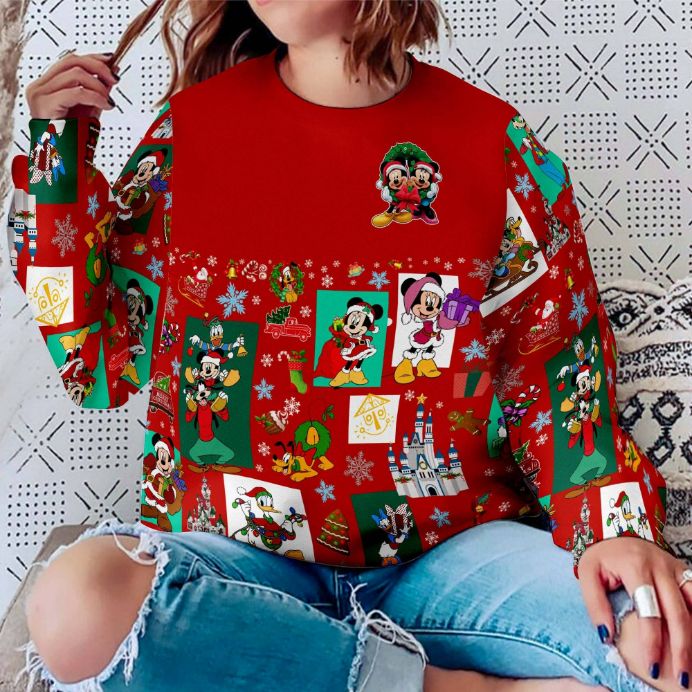 Christmas discount mickey sweater