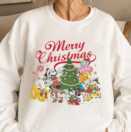 Mickey Mouse and Friends Christmas Tree Sweatshirt