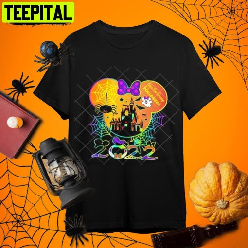 Mickey Not So Scary Disney Halloween Retro Art Unisex T-Shirt