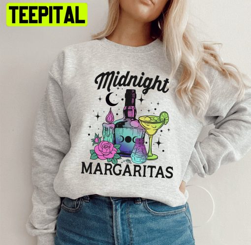 Midnight Margaritas Halloween Trending Unisex Sweatshirt