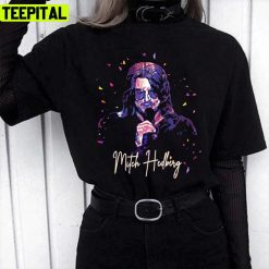 Minimalis Portrait Mitch Hedberg Retro Fan Art Unisex T-Shirt