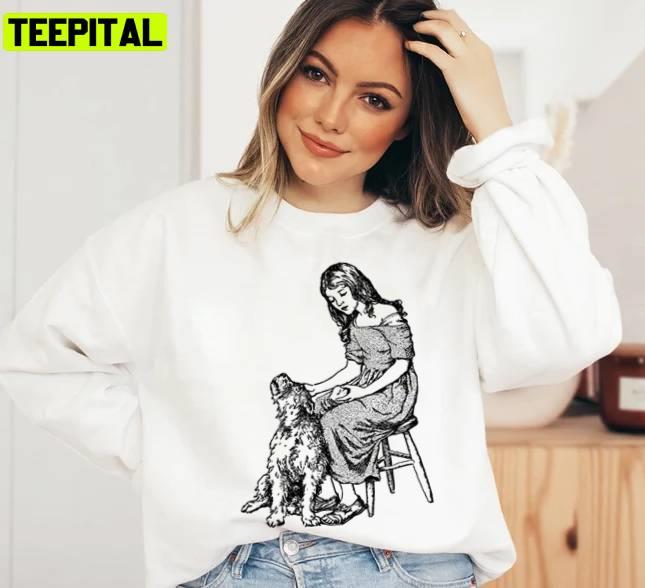 Minimalist Design Rachel Maksy And Her Dog Youtuber Unisex Sweatshirt