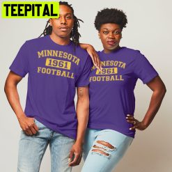 Minnesota Est 1961 Football Sports Memorabilia Vintage Unisex T-Shirt