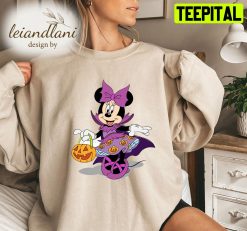 Minnie Witch Minnie Mouse Trip Witch Toddler Halloween Sweatshirt