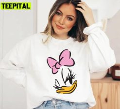 Miss Daisy Pink Design Disney Daisy Duck Unisex Sweatshirt