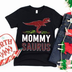 Mommy Saurus Christmas T-Shirt