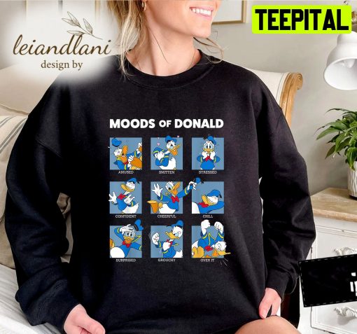 Moods Of Donald Duck Funny Face Donald Duck Trip For Trip Disney Sweatshirt