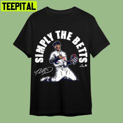 Mookie Betts Simply The Betts Retro Art Unisex T-Shirt