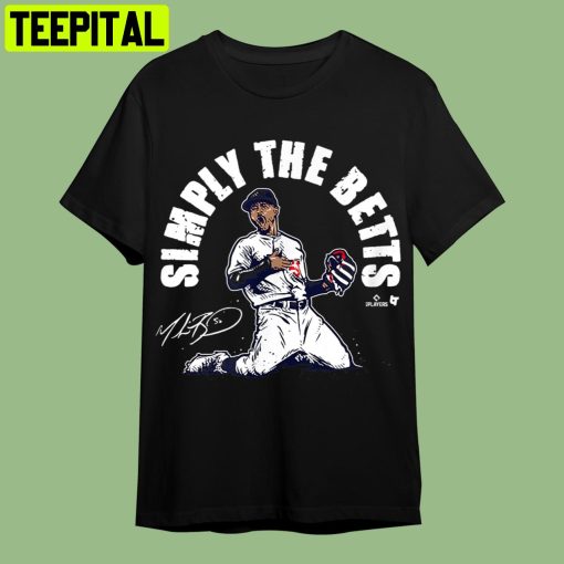 Mookie Betts Simply The Betts Retro Art Unisex T-Shirt