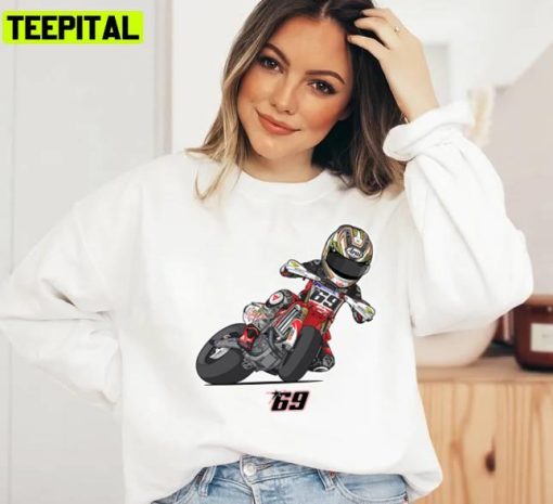 Motorcycle Racer Nicky Hayden Supermoto Unisex Sweatshirt