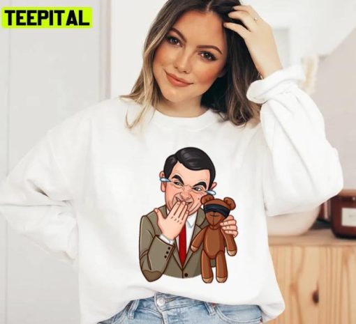 Mr Bean With Blinded Fold Teddy Unisex T-Shirt