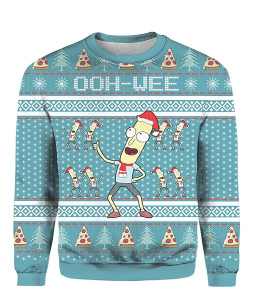 Mr Poopy Butthole Rick And Morty Ugly Christmas2022 3D Sweater