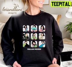 Mulan Moods Box Up Mashup Great Birthday Disney Sweatshirt