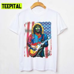 Music Retro American Flag Against Punk Unisex T-Shirt