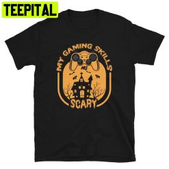 My Gaming Skills Are Scary Halloween Ghost House Trending Unisex Shirt