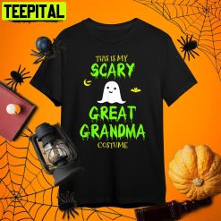 My Scary Great Grandma Costume Halloween Lazy Easy Grandma Halloween Retro Art Unisex T-Shirt