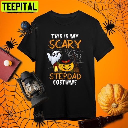 My Scary Stepdad Halloween Costume Halloween Stepdad Retro Art Unisex T-Shirt