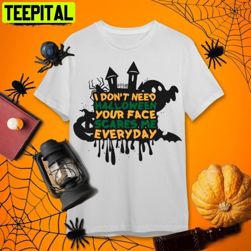 Mysterious Hdisneyland Halloween Retro Art Unisex T-Shirt