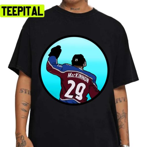 Nathan Mackinnon Animated Ice Hockey Player Unisex Sweatshirt