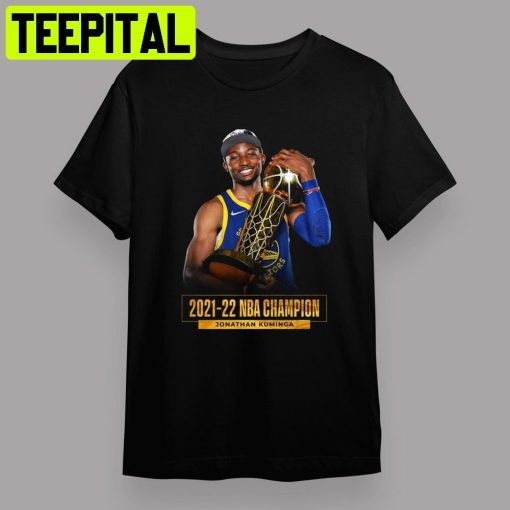 Nba Champion Jonathan Kuminga 2021 2022 Golden State Warriors Retro Art Unisex T-Shirt