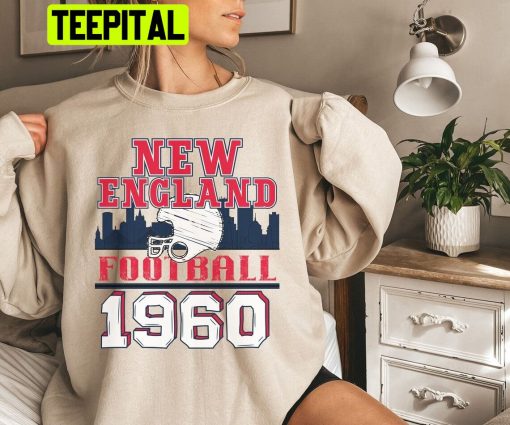 New England Football Vintage Retro Unisex Sweatshirt