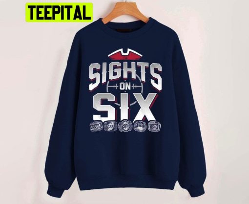 New England Football Vintage Sight On Six Unisex Sweatshirt