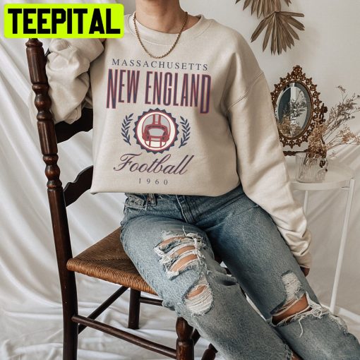 New England Football Vintage Unisex Sweatshirt