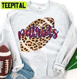 New England Patriots Cheetah Football NFL Unisex Sweatshirt