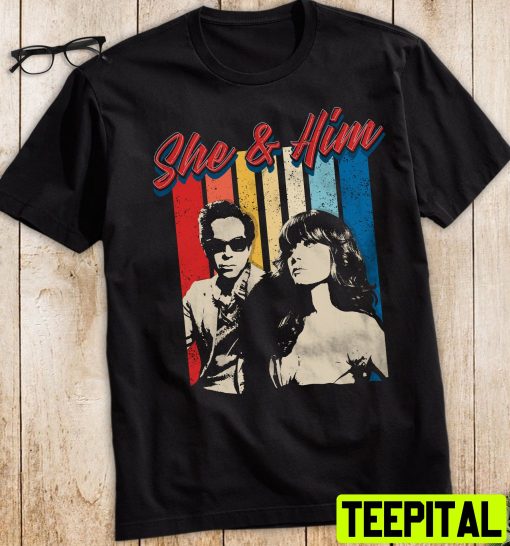 New World Tour She & Him She And Him Duo Tour Unisex T-Shirt