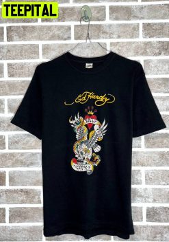 New York City Ed Hardy Christian Audigier Retro Design T-Shirt