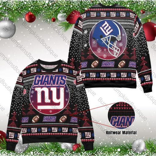 New York Giants Unisex Ugly Christmas 3D Sweater