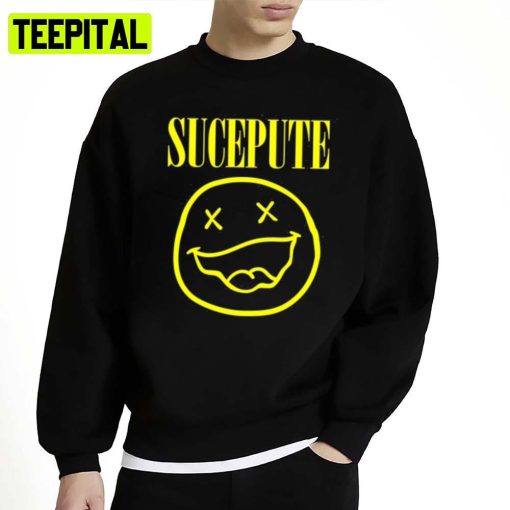 Nirva Sucepute Smile Face Design Unisex Sweatshirt