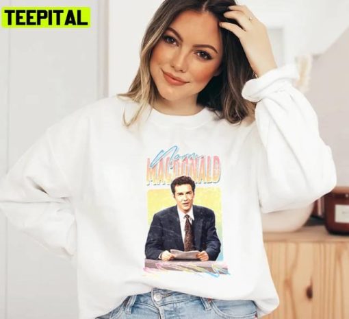 Norm Macdonald 90s Style Faded Look Fan Design Unisex T-Shirt