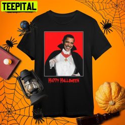 Obama Halloween Vampire Retro Art Unisex T-Shirt