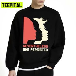 Official Nevertheless She Persisted Cyndi Lauper Unisex Sweatshirt