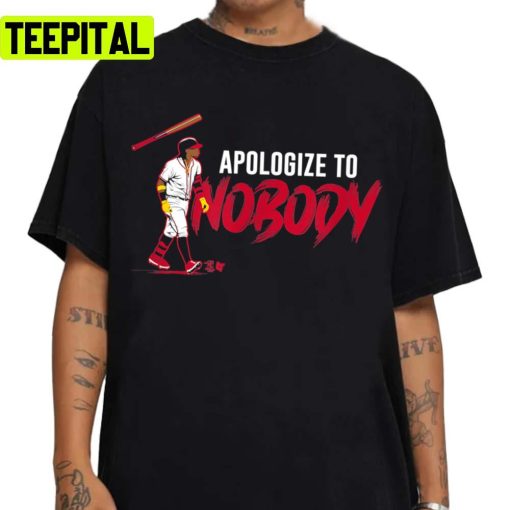 Officially Licensed Ronald Acuna Jr Apologize To Nobody Atlanta Braves Unisex T-Shirt