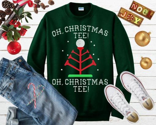 Oh Christmas Tee Golfing Ugly Sweater