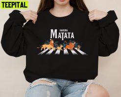 On The Road With Friends Hukuna Matata Lion King Disney Sweatshirt